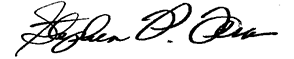 Steve P. Fera’s signature